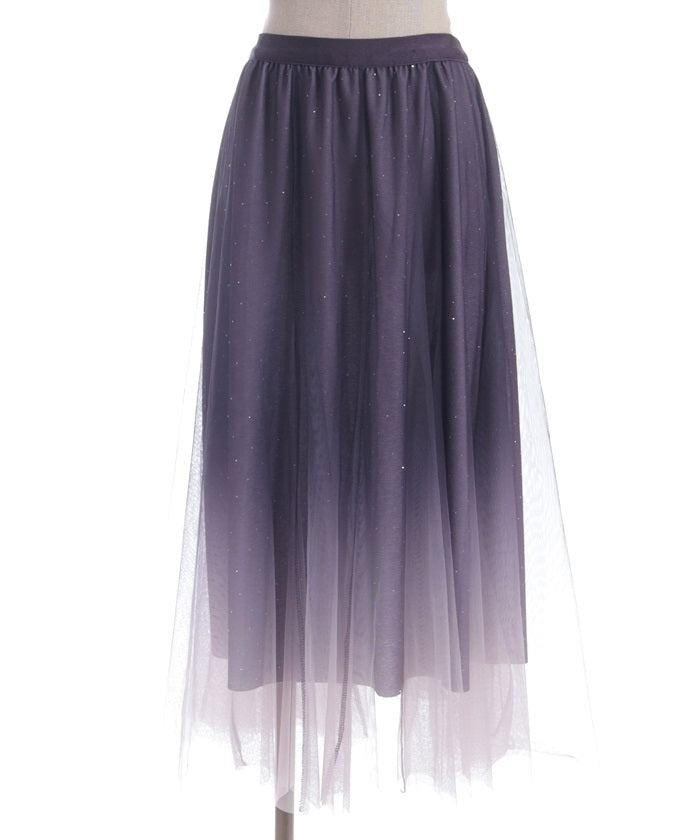 Tulle Lamé Skirt
