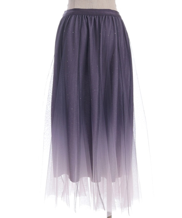 Tulle Lamé Skirt