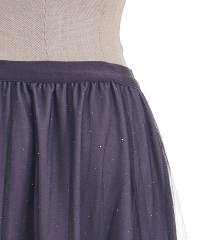 Tulle Lamé Skirt