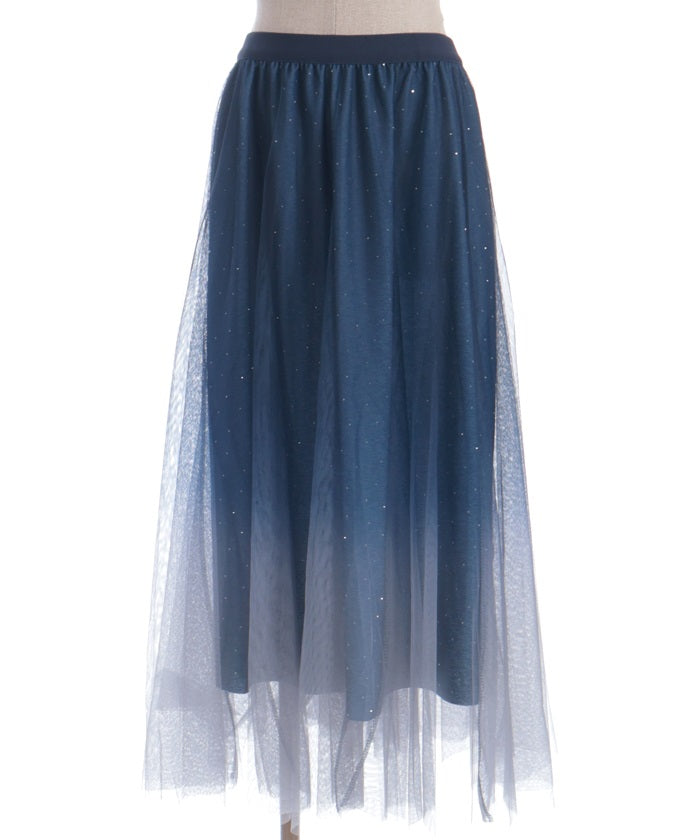 Tulle Lamé Skirt