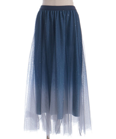 Tulle Lamé Skirt