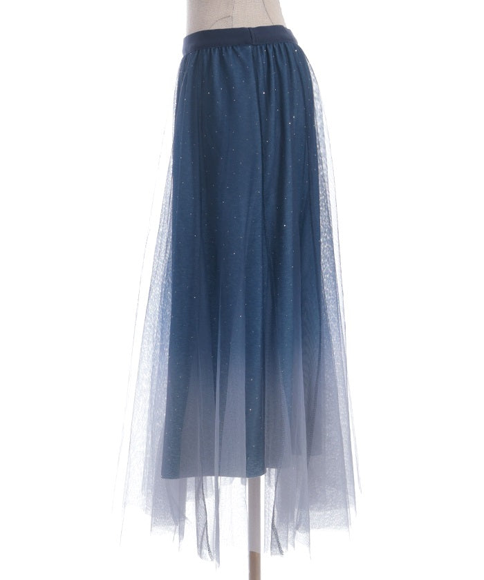 Tulle Lamé Skirt
