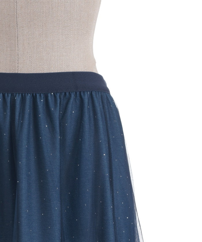 Tulle Lamé Skirt