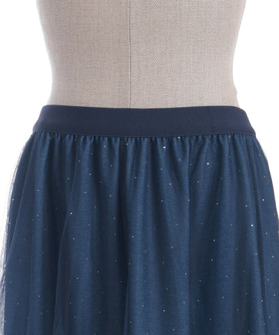 Tulle Lamé Skirt