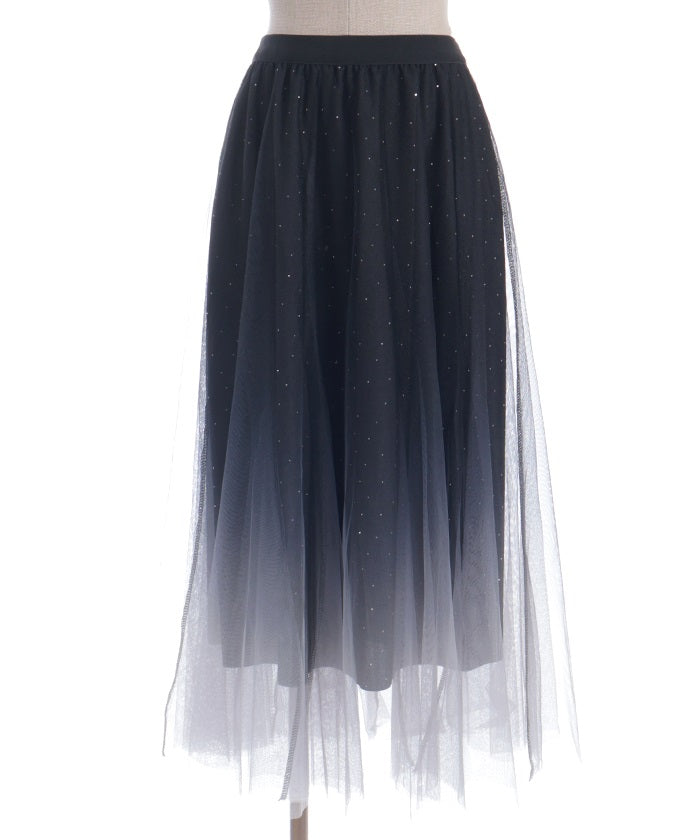 Tulle Lamé Skirt