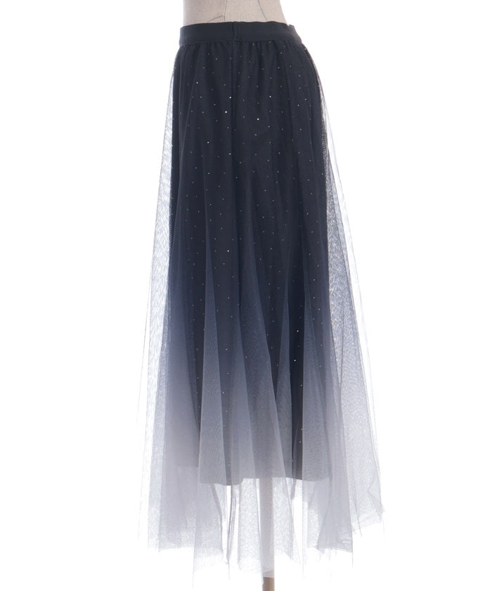 Tulle Lamé Skirt