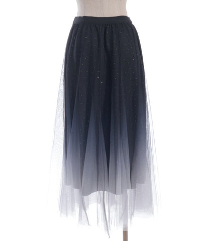 Tulle Lamé Skirt