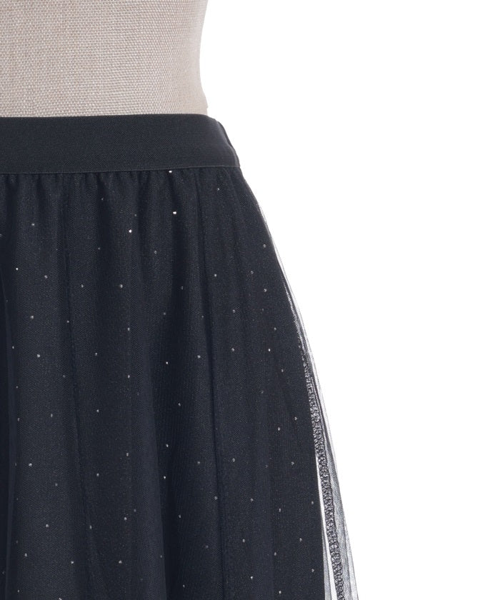 Tulle Lamé Skirt