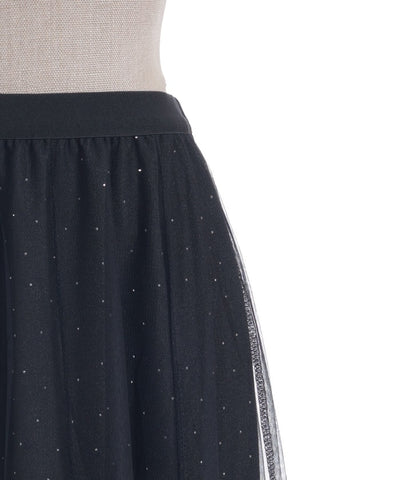 Tulle Lamé Skirt