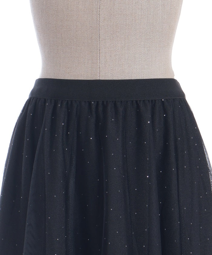 Tulle Lamé Skirt
