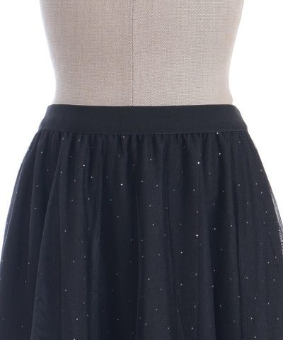 Tulle Lamé Skirt