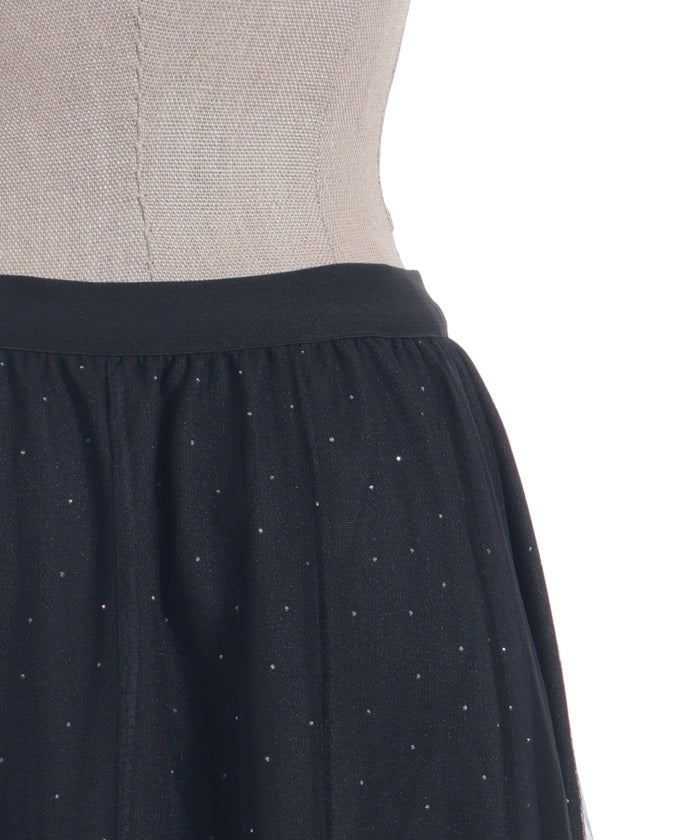 Tulle Lamé Skirt