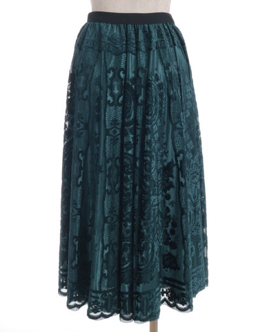 Velour Lace Skirt