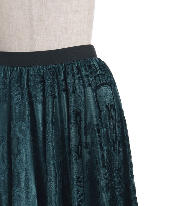 Velour Lace Skirt