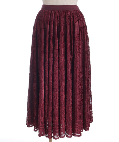 Velour Lace Skirt