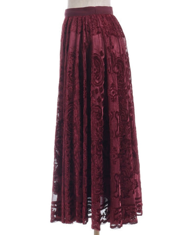 Velour Lace Skirt