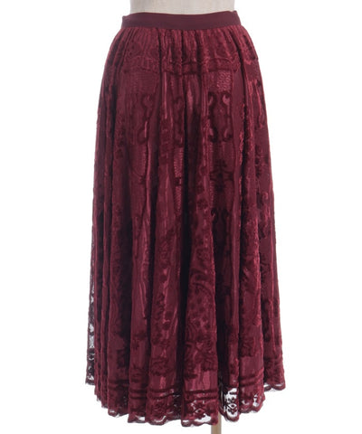 Velour Lace Skirt