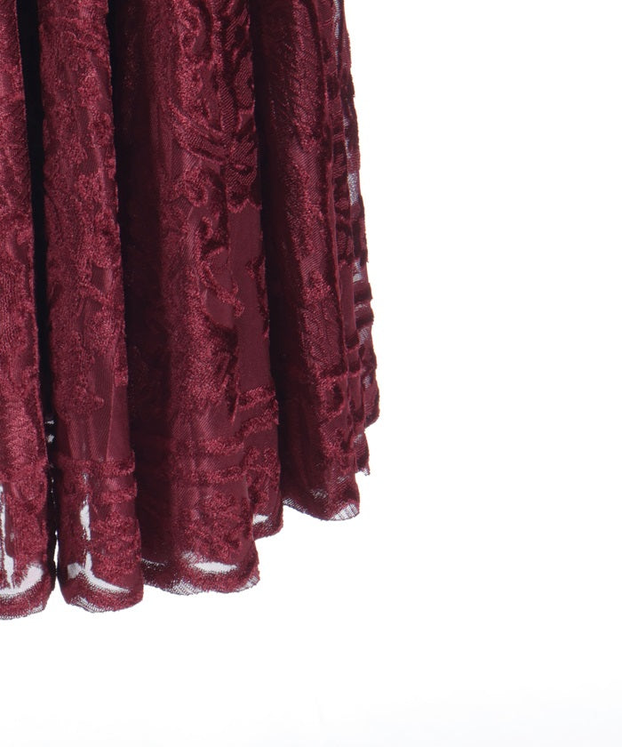 Velour Lace Skirt