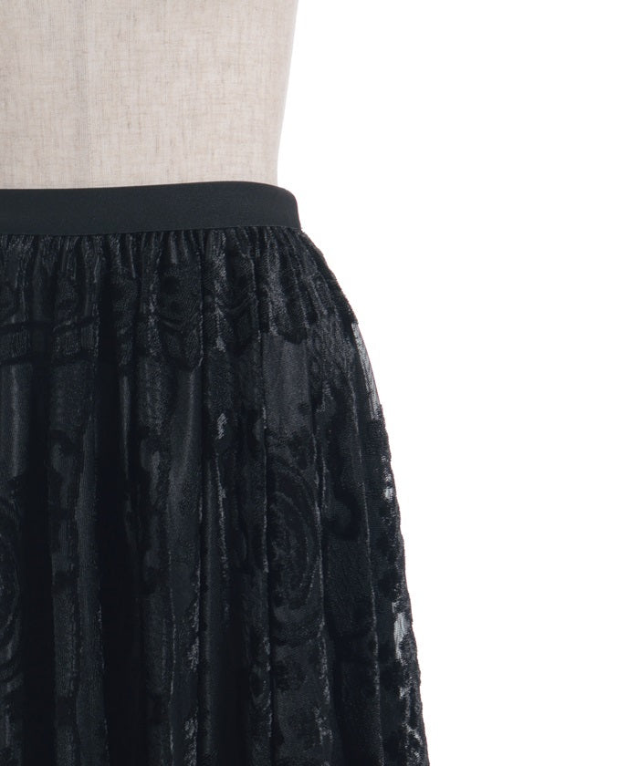 Velour Lace Skirt