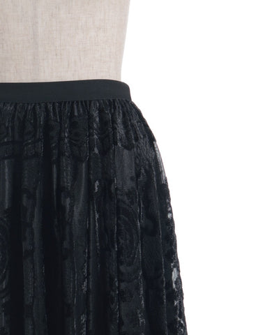 Velour Lace Skirt