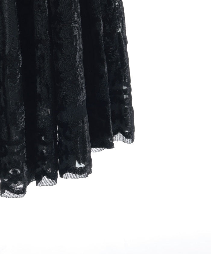 Velour Lace Skirt