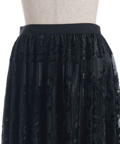 Velour Lace Skirt