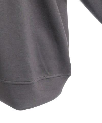 Sleeve Ribbon Cut-and-Sewn Pullover