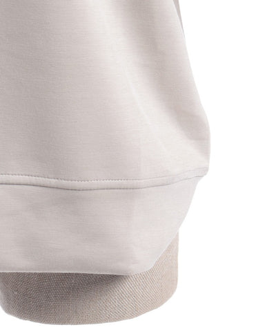 Sleeve Ribbon Cut-and-Sewn Pullover