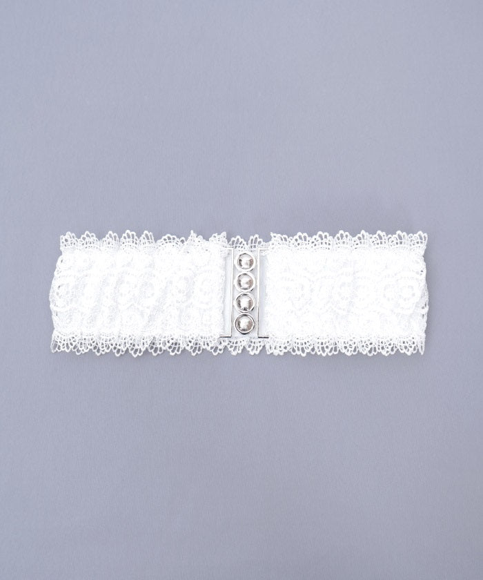 Lace Design Elastic Belt