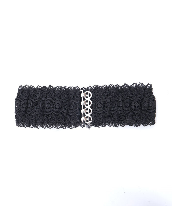 Lace Design Elastic Belt