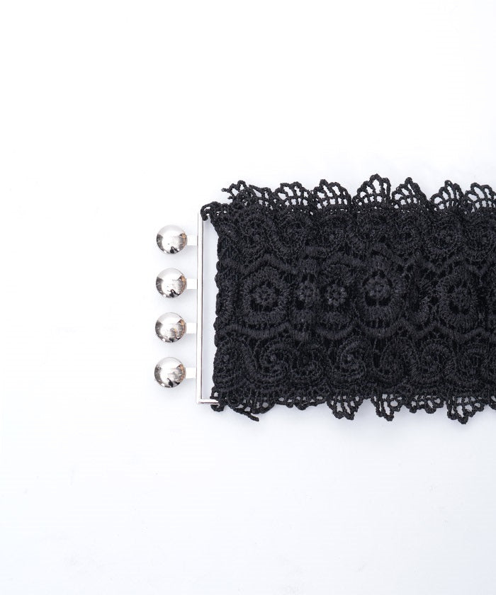 Lace Design Elastic Belt
