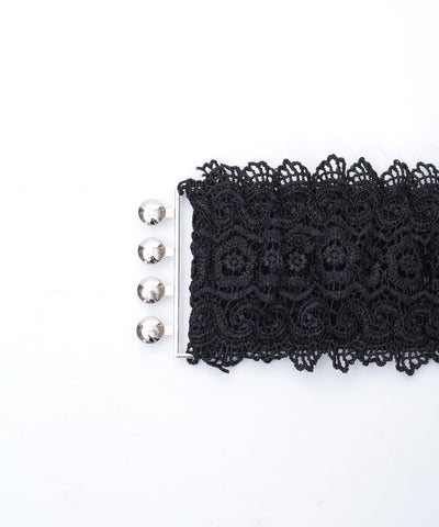 Lace Design Elastic Belt