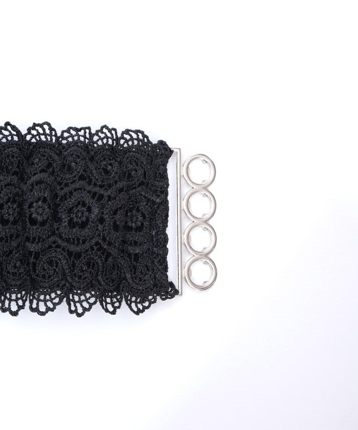 Lace Design Elastic Belt