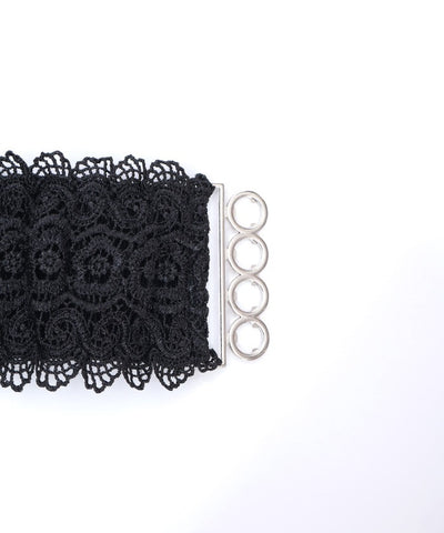 Lace Design Elastic Belt