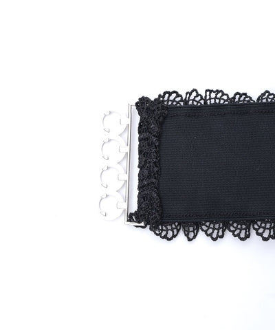 Lace Design Elastic Belt