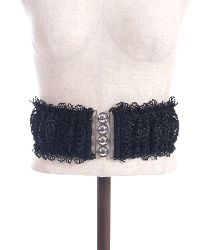 Lace Design Elastic Belt