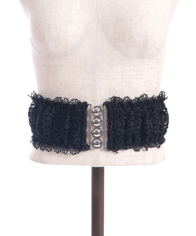Lace Design Elastic Belt