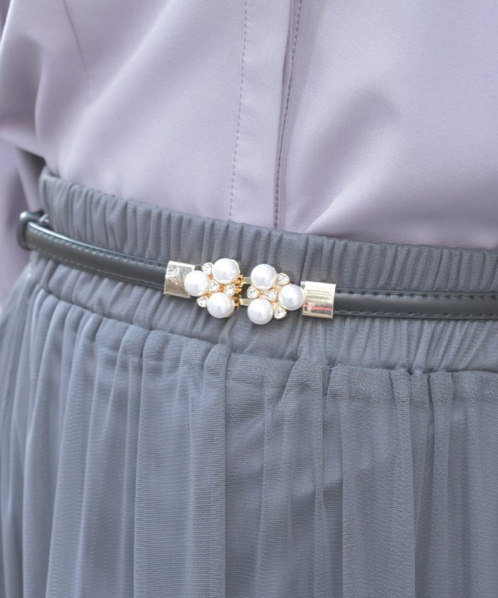 Bijoux Buckle Adjustable Thin Belt