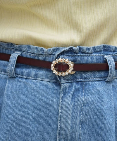 Bijoux Buckle Thin Belt