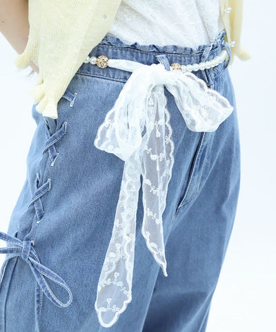 Lace & Pearl Belt