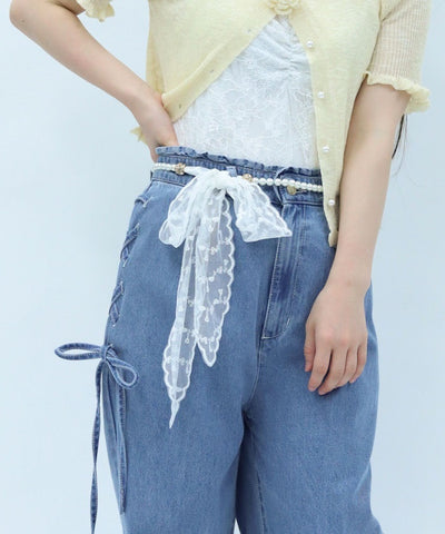 Lace & Pearl Belt