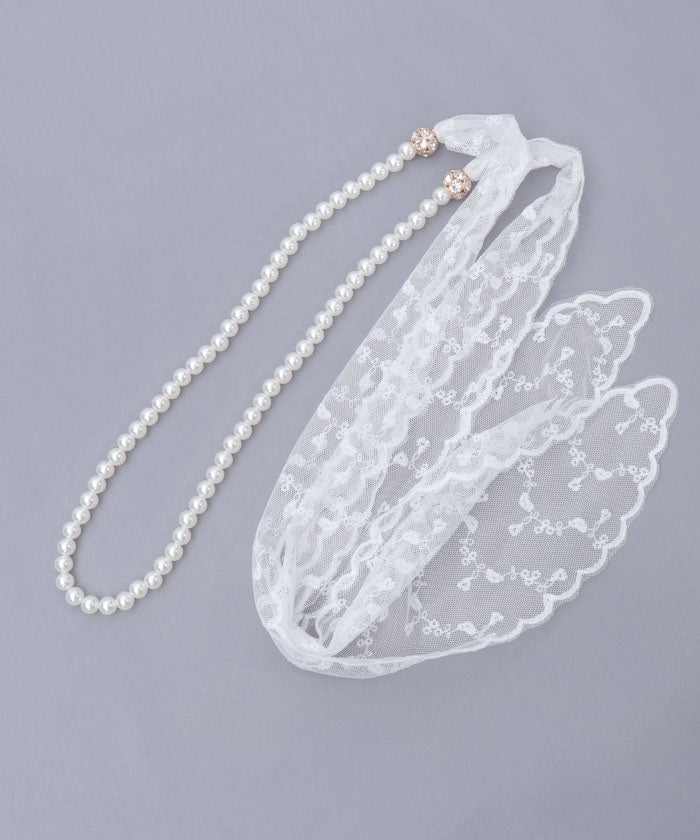 Lace & Pearl Belt