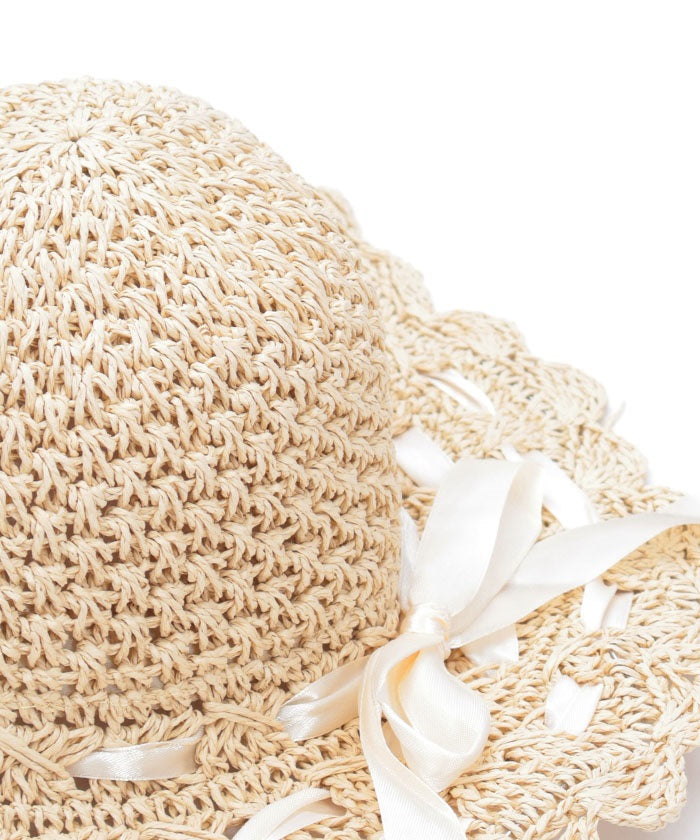 Ladder Ribbon Summer Hat