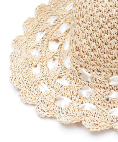 Ladder Ribbon Summer Hat