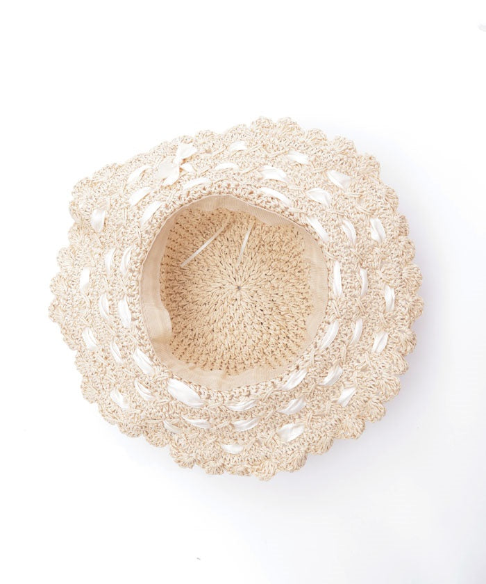 Ladder Ribbon Summer Hat