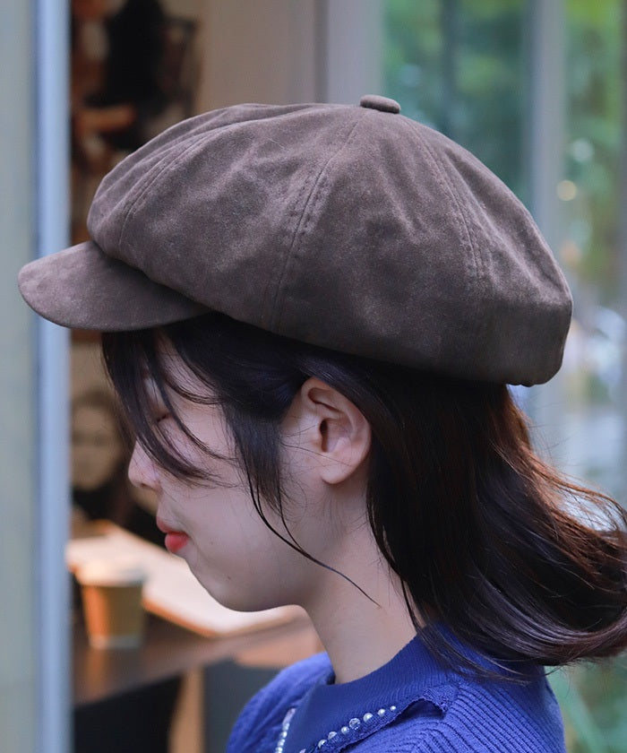 Suede-Like Casquette