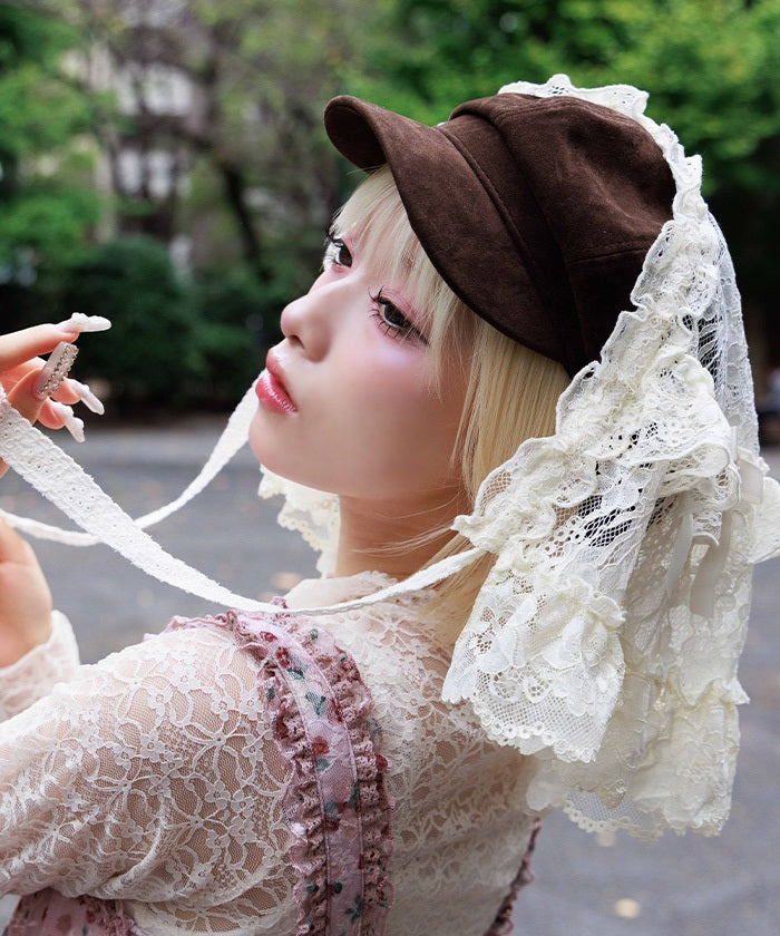 Suede-Like Casquette