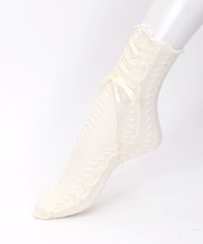 Lace-Up Socks