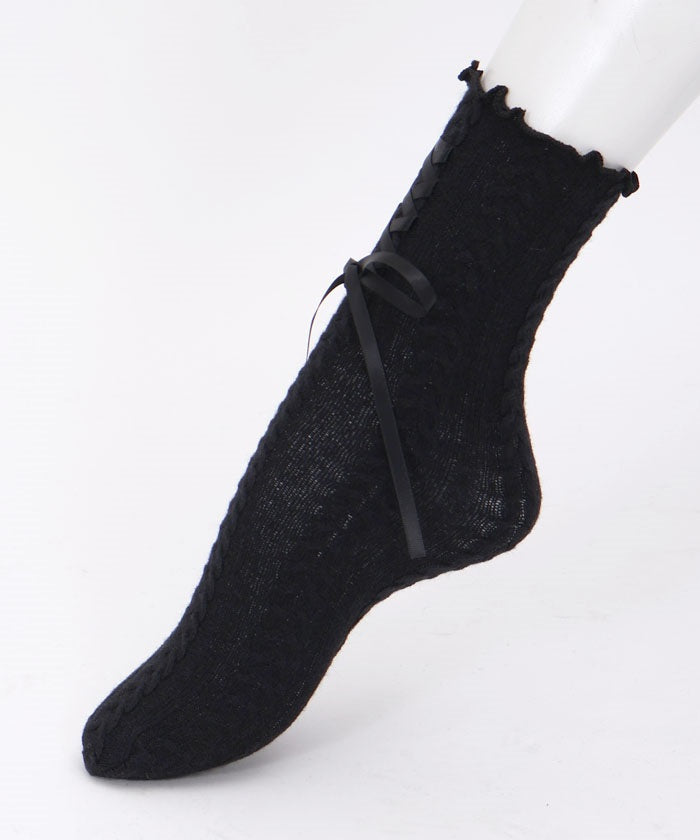 Lace-Up Socks