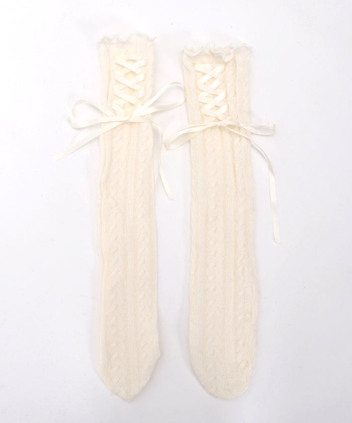 Lace-Up Socks